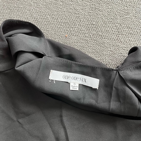 Black Sleeveless High Neck Mini Dress - Picture 8 of 8